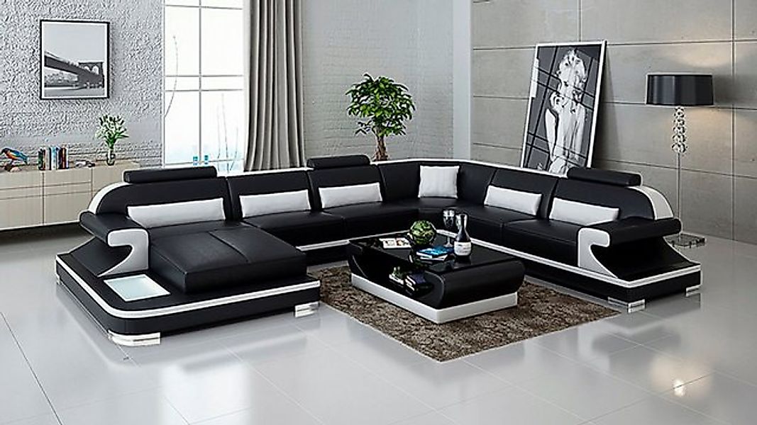 Xlmoebel Ecksofa Ecksofa Multifunktional Modern Premium U-Form Sofa Ottoman günstig online kaufen