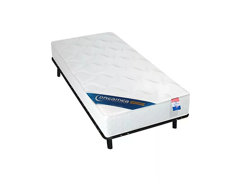 Matratzen Lattenrost Set mit Füßen - 90 x 190 cm - Stärke 15 cm - ZEUS von günstig online kaufen