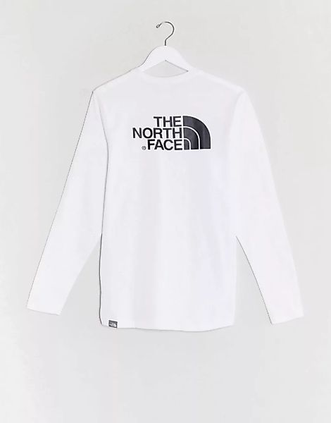 The North Face – Easy – Langärmliges Shirt in Weiß günstig online kaufen