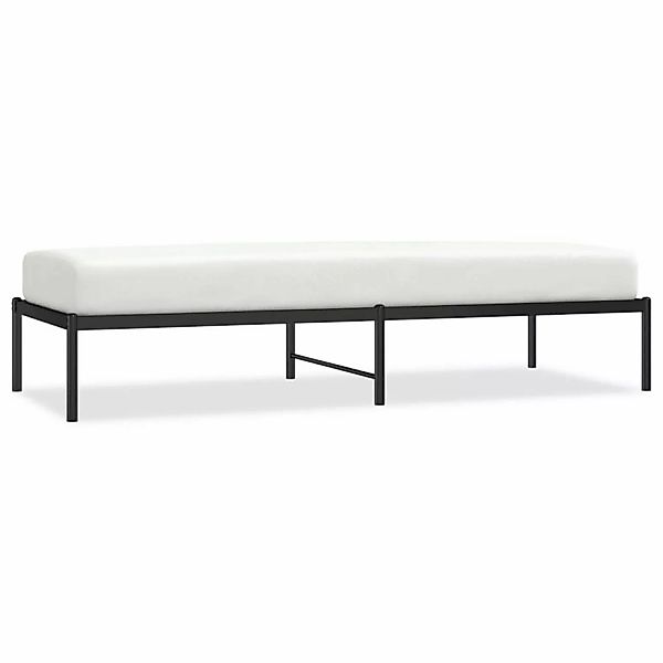 Vidaxl Bettgestell Metall Schwarz 75x190 Cm günstig online kaufen