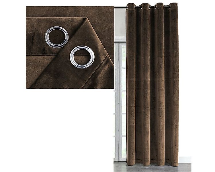 Vorhang SAMT Vorhang Ösen Verdunkelungsvorhang abdunkelnd (1 St), Ösen, abd günstig online kaufen