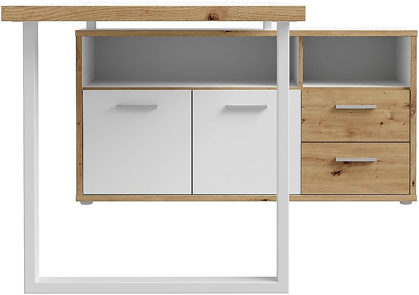 FORTE Schreibtisch Keflav, Breite 124,2 cm günstig online kaufen