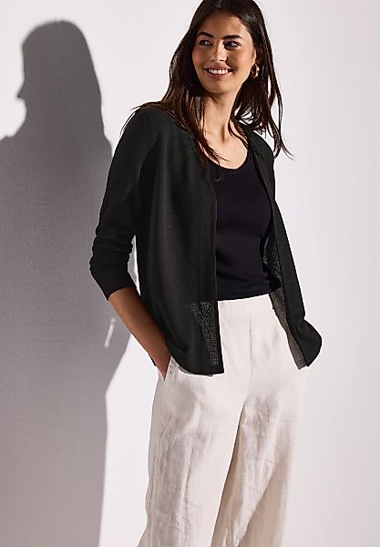 STREET ONE Shirtjacke "NETTE", im Strick Look günstig online kaufen
