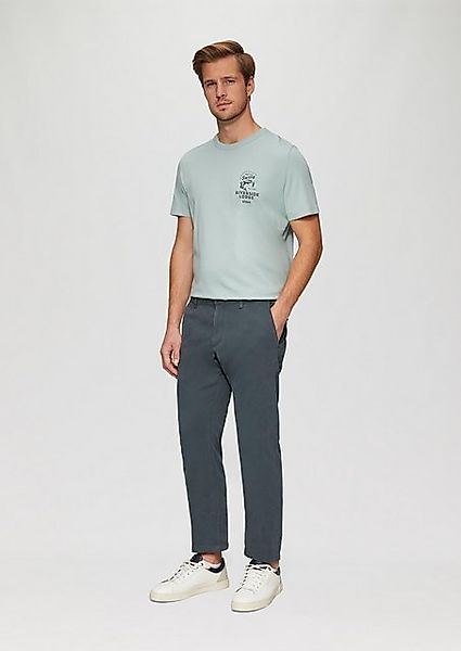 s.Oliver Stoffhose Phoenix: Strukturierte Chino im Regular Fit Garment Dye günstig online kaufen