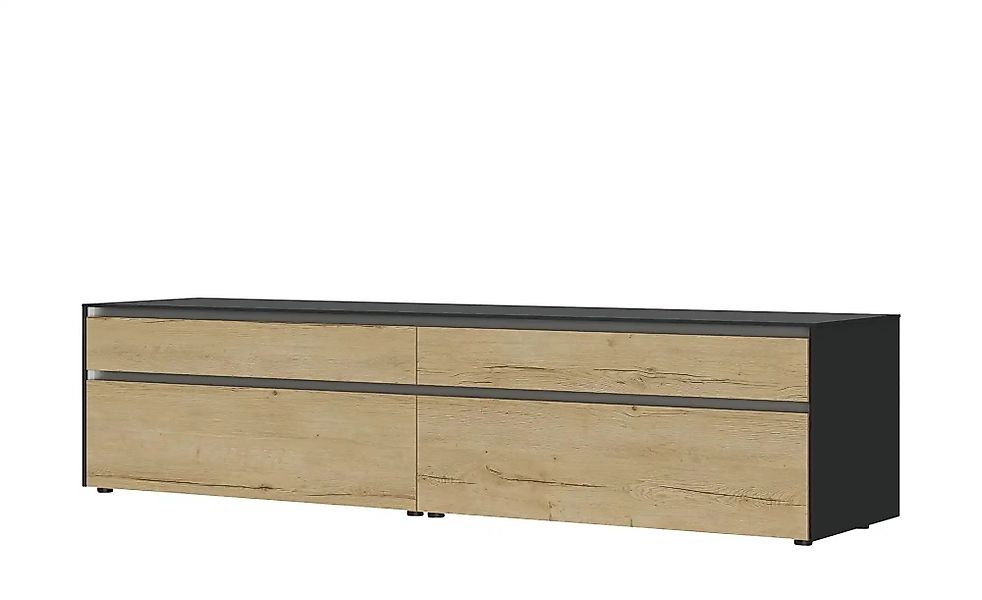 Content Lowboard  Metro Line ¦ schwarz ¦ Maße (cm): B: 244 H: 59 T: 60.0 Ko günstig online kaufen