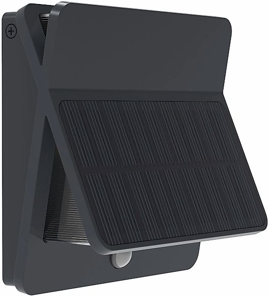 LUTEC LED Solarleuchte "LED-Solar-Aussenwandl. mit BWM ALETA", 2 flammig, L günstig online kaufen