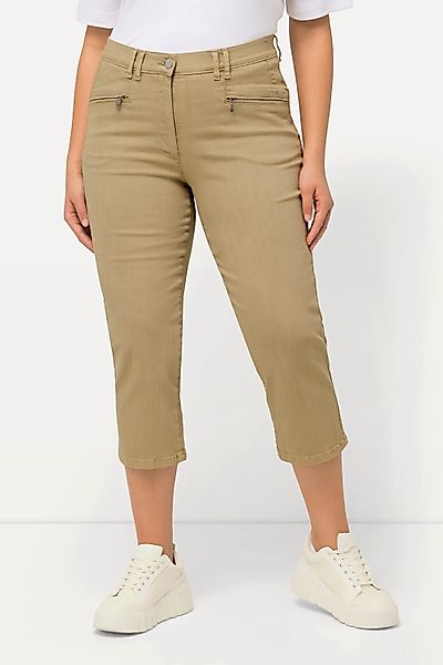 Ulla Popken Funktionshose 7/8-Stretchhose Mony Zipptaschen günstig online kaufen