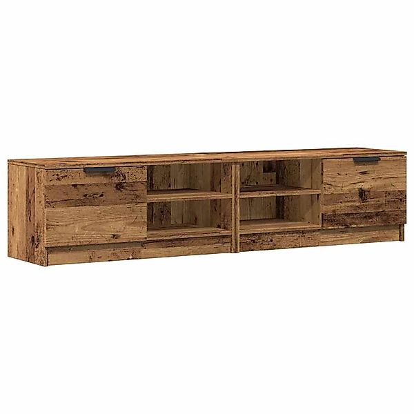 vidaXL TV-Schränke 2 Stk Altholz-Optik 80x35x36,5 cm Holzwerkstoff 856855 günstig online kaufen
