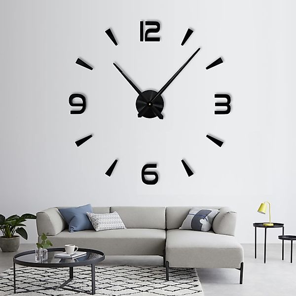 ZEUOPQ Wanduhr 80-120cm große einfache-Wanduhr 3D günstig online kaufen