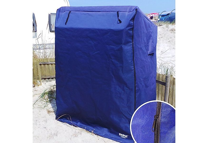 Swing&Harmonie Strandkorb XXL inkl. Abdeckcover Luxus mit 4 Kissen, Klappti günstig online kaufen