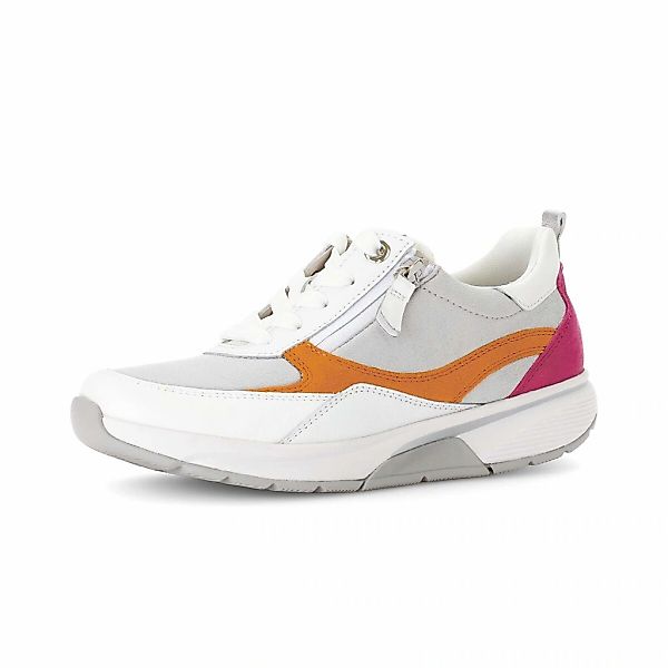 Gabor Sneaker "Sneaker low Materialmix Leder/Lederimitat" günstig online kaufen