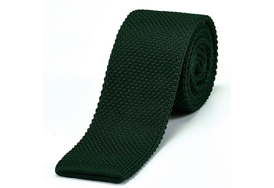 DonDon Krawatte schmale Krawatte 5 cm Wollkrawatte (Packung, 1-St., 1x Stri günstig online kaufen