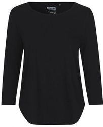 Neutral Langarmshirt Damen Three Quarter Sleeve günstig online kaufen