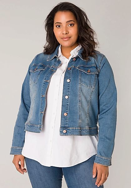Base Level Curvy Jeansjacke BAS-Yamila Modisches günstig online kaufen