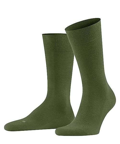FALKE Sensitive London Herren Socken, 39-42, Grün, Uni, Baumwolle, 14616-79 günstig online kaufen