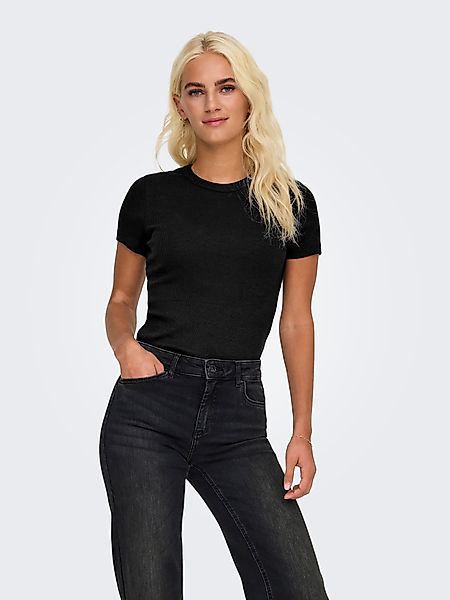 ONLY Kurzarmshirt ONLVAL S/S O-NECK TOP günstig online kaufen