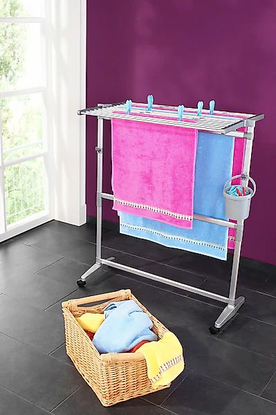 Ruco Turmwäscheständer Aluminium/Kunststoff, 8 m Trockenlänge günstig online kaufen