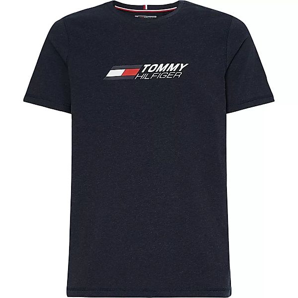 Tommy Hilfiger Sportswear Cotton Logo Kurzärmeliges T-shirt XL Desert Sky H günstig online kaufen