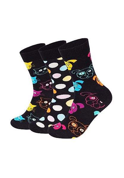 Happy Socks Basicsocken 3-Pack Classic Dog Socks Aus nachhaltiger Baumwolle günstig online kaufen