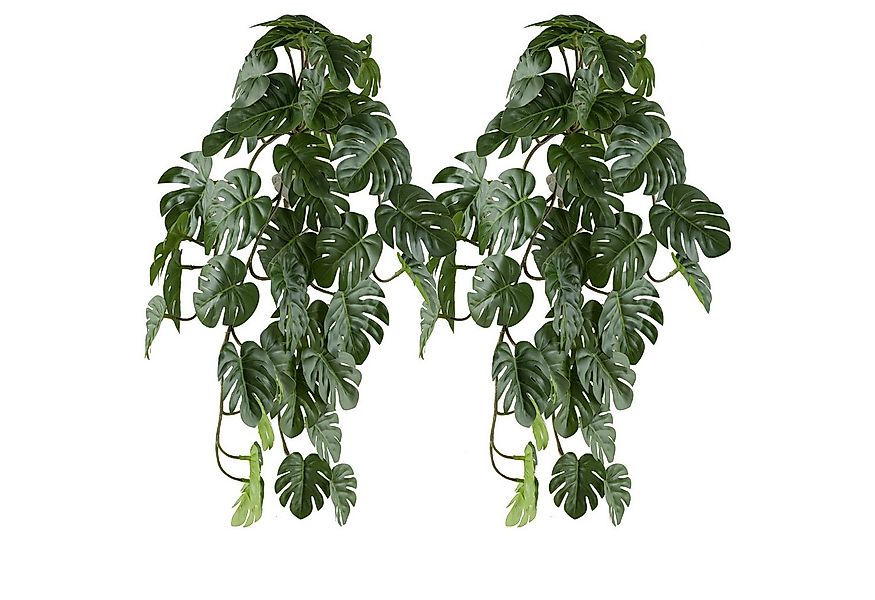 Kunstranke Hängepflanze Splitphilodendron, Creativ green, Höhe 48 cm, mit n günstig online kaufen