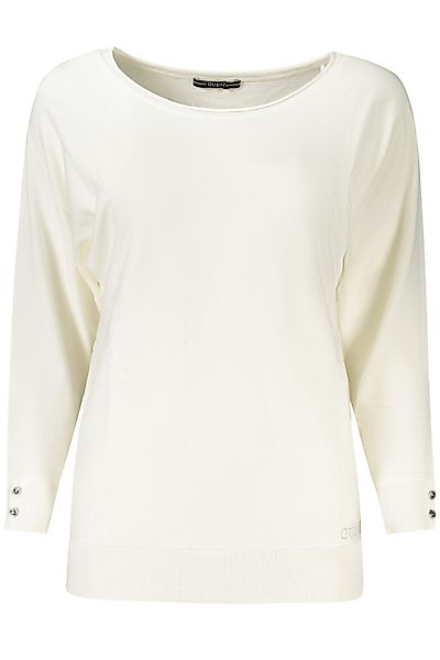 GUESS JEANS Strickpullover Stylischer Damenpullover Weiß günstig online kaufen