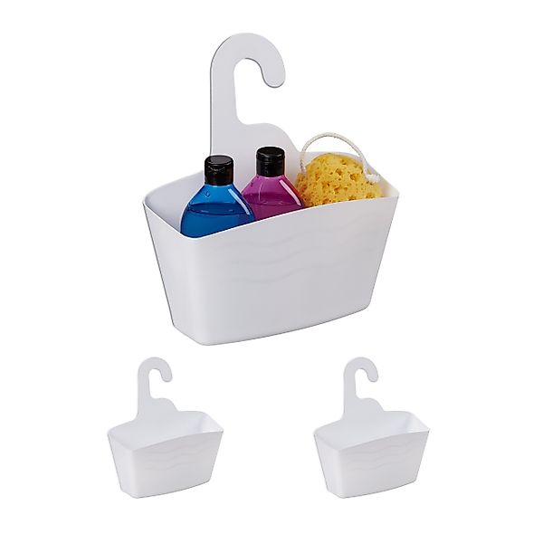 relaxdays Duschkorb 3er Set 31 cm, günstig online kaufen
