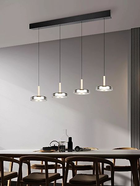 TRIO Leuchten LED Pendelleuchte CELESTE dimmbare günstig online kaufen