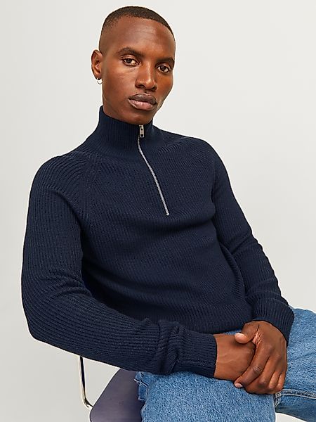 Jack & Jones Troyer "JJPANNEL KNIT HALF ZIP AW24" günstig online kaufen