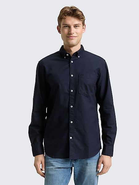 TOM TAILOR Langarmhemd Regular Fit Hemd günstig online kaufen