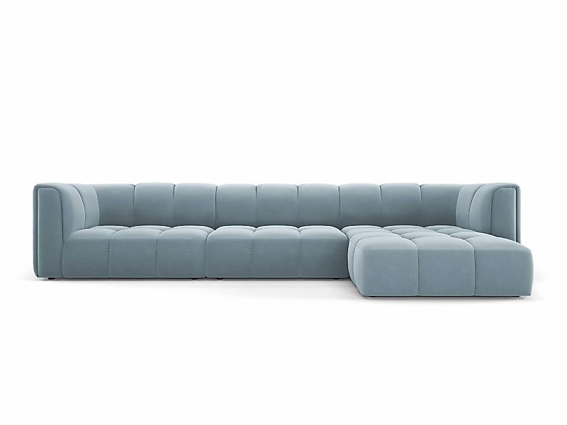 Milo Casa | Ecksofa Francesca Samt rechts 5-Sitzer günstig online kaufen