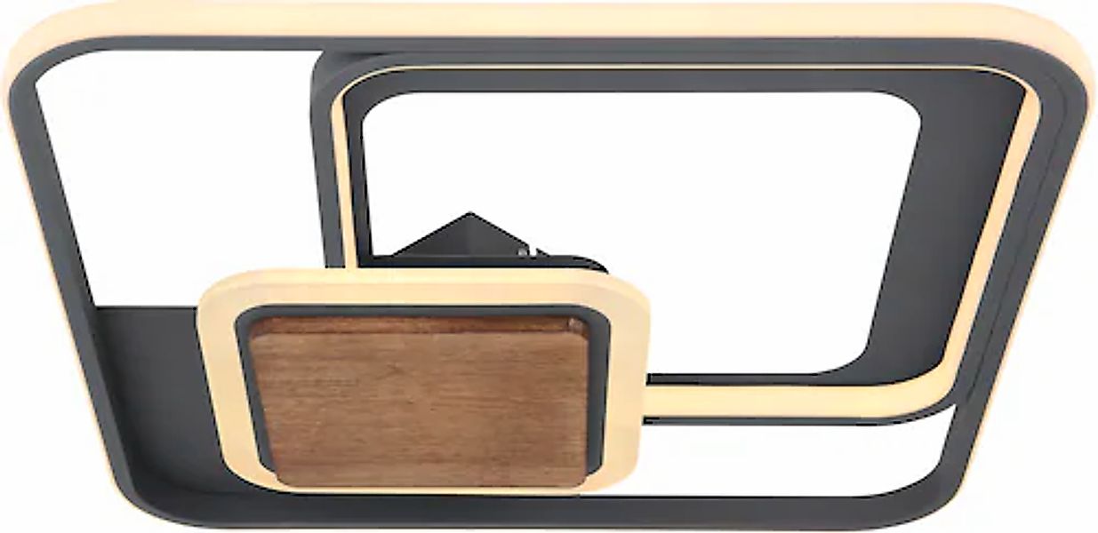 GLOBO LIGHTING LED Deckenleuchte »NIRRA« LED-Modul Warmweiß Deckenlampe/Woh günstig online kaufen