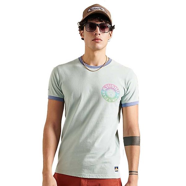 Superdry Cali Surf Graphic Kurzärmeliges T-shirt XL Sunken Sage günstig online kaufen