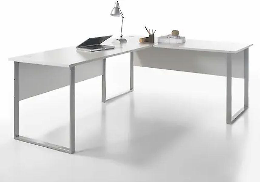 BEGA OFFICE Eckschreibtisch »Office Lux«, mit Kabeldurchlass, rechts/links günstig online kaufen
