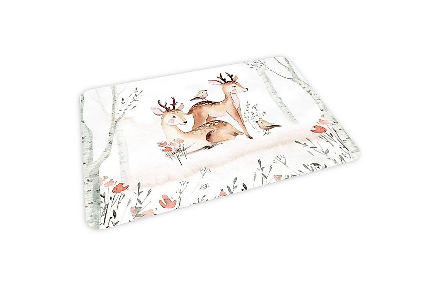 nikima Platzset stabiles Vinyl Tischset Rehe Kinder Platzset abwaschbar, (1 günstig online kaufen