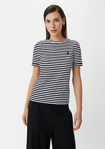 comma casual identity Kurzarmshirt T-Shirt mit günstig online kaufen