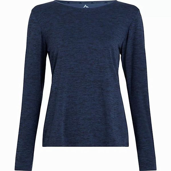 McKINLEY Langarmshirt Da.-Langarmshirt Hunu LS W MELANGE/NAVY günstig online kaufen