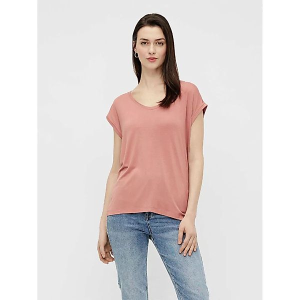 Pieces Billo Solid Kurzärmeliges T-shirt XS Canyon Rose günstig online kaufen