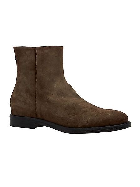emilio adani Herren Boots mit Reißverschluss, Braunbeige Schnürboots günstig online kaufen