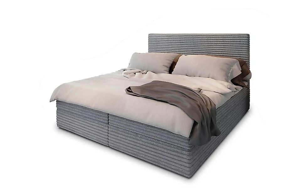 MASSENO Boxbett mit Bettkasten Pisa ¦ grau ¦ Maße (cm): B: 140 H: 98 Betten günstig online kaufen