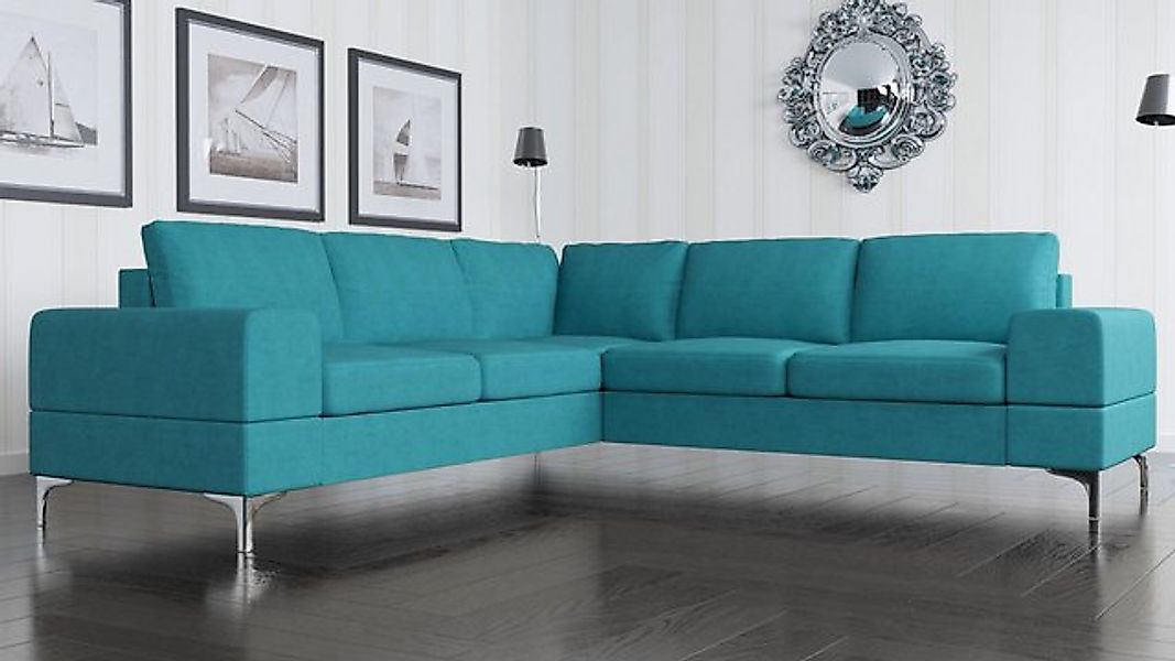 Xlmoebel Ecksofa Sofa Eckcouch Stoff Wohnzimmer Einrichtung zeitgemäß L-For günstig online kaufen