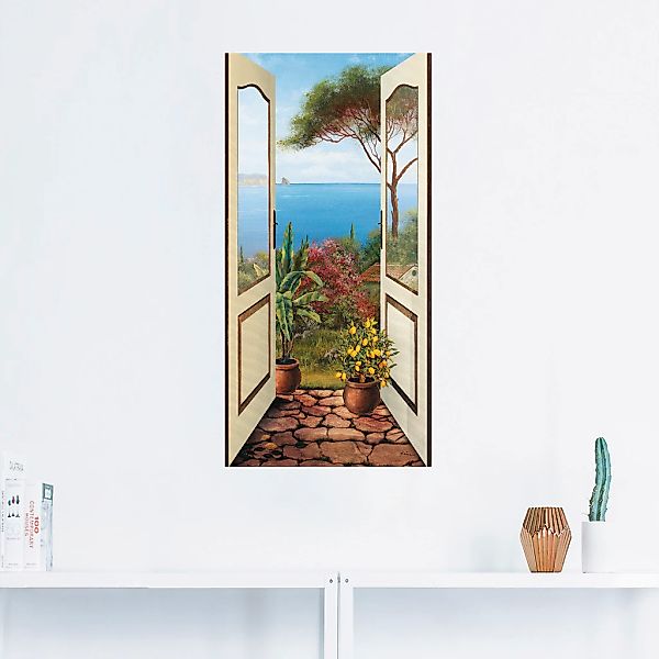 Artland Wandbild "Veranda am Meer", Küstenbilder, (1 St.), als Alubild, Out günstig online kaufen