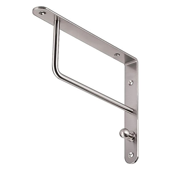 SOTECH Garderobenkonsole Regalbodenträger RK01 Edelstahloptik mit Haken günstig online kaufen