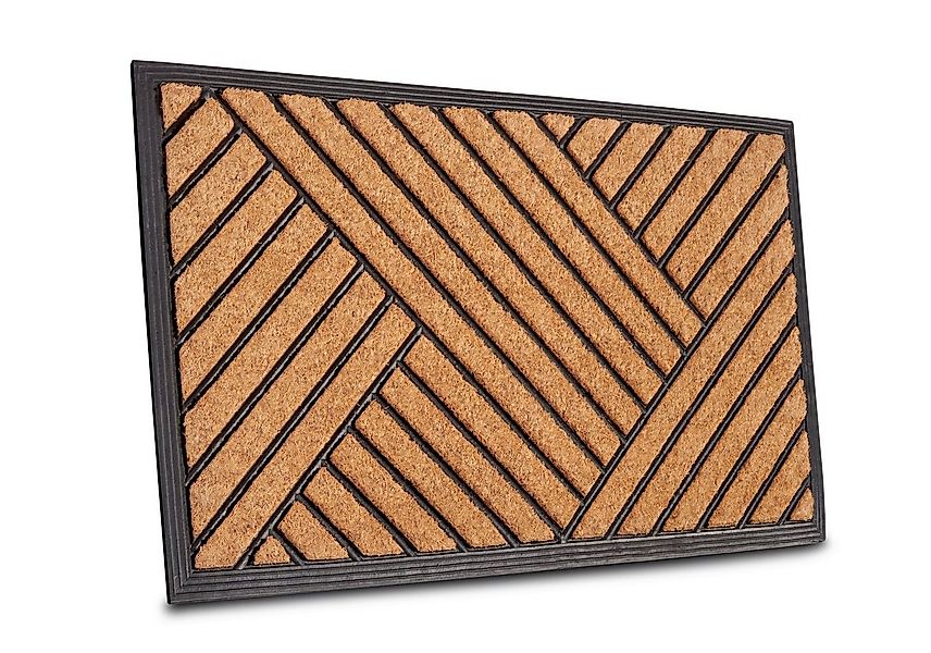 HANSE Home Fußmatte Mix Mats Gummi Kokos Crossings, Türmatte, rechteckig, H günstig online kaufen