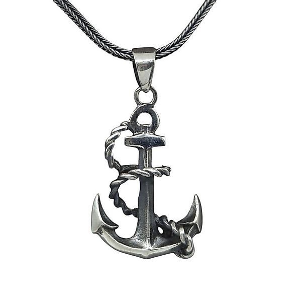 NAHLE Kette mit Anhänger Silber Anker mit Silber Fuchsschwanz Kette (2-tlg. günstig online kaufen