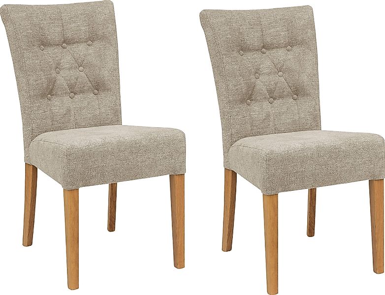 Home affaire Polsterstuhl Queen (Set, 2 günstig online kaufen