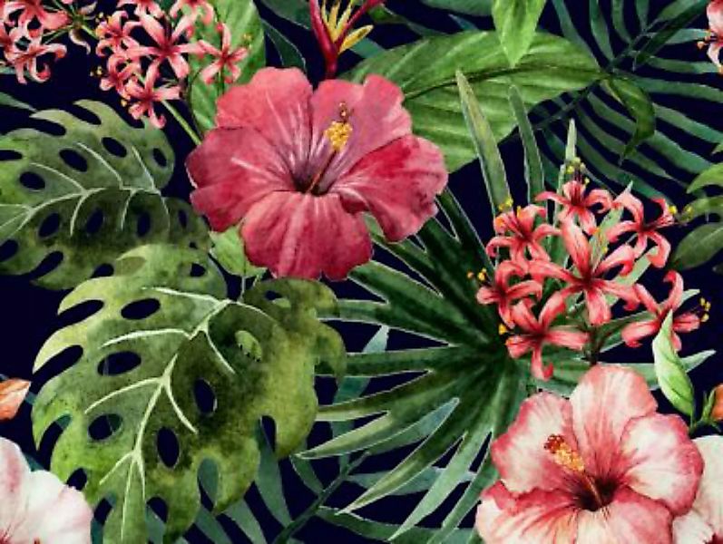tischsetmacher Tischset Platzsets abwaschbar - Tropische Hibiskus Blüten - günstig online kaufen