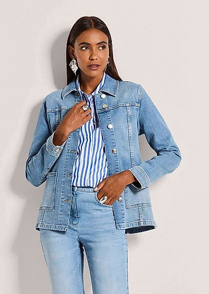 MADELEINE Outdoorjacke Übergangsjacke im Safari-Look Baumwolljacke mit Hemd günstig online kaufen