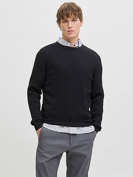 Jack & Jones Strickpullover JJEEMIL KNIT CABLE CREW NECK NOOS günstig online kaufen