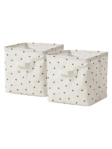 vertbaudet Aufbewahrungsbox 2er-Pack Kinderzimmer Aufbewahrungsboxen günstig online kaufen