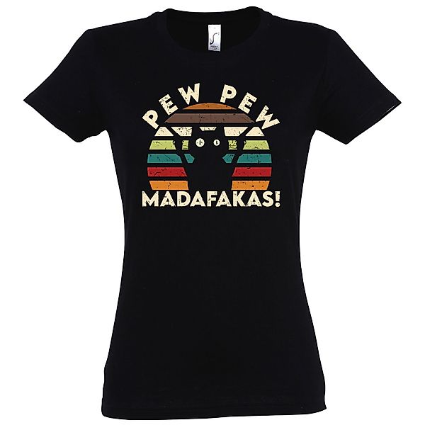 Youth Designz T-Shirt Pew Pew Madafakas günstig online kaufen